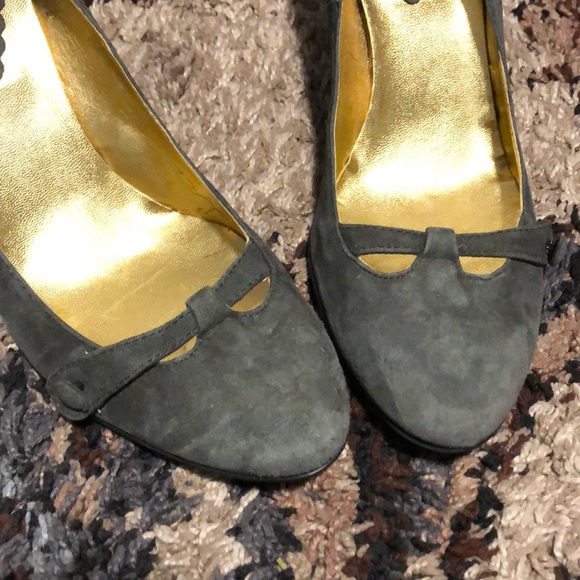 FIRM PRICE Vintage Italian Leather Nubuck shoes - Picture 5 of 5